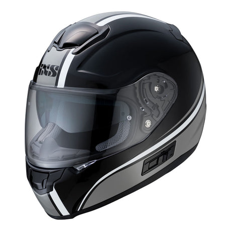 215 2.1 Motorradhelm black grey white