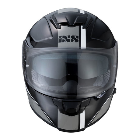 215 2.1 Motorradhelm black grey white