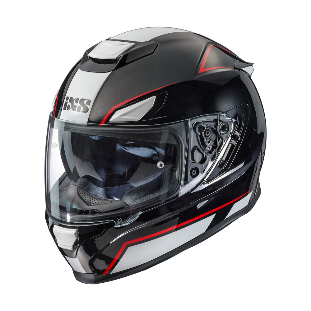 315 2.1 Motorradhelm black white red