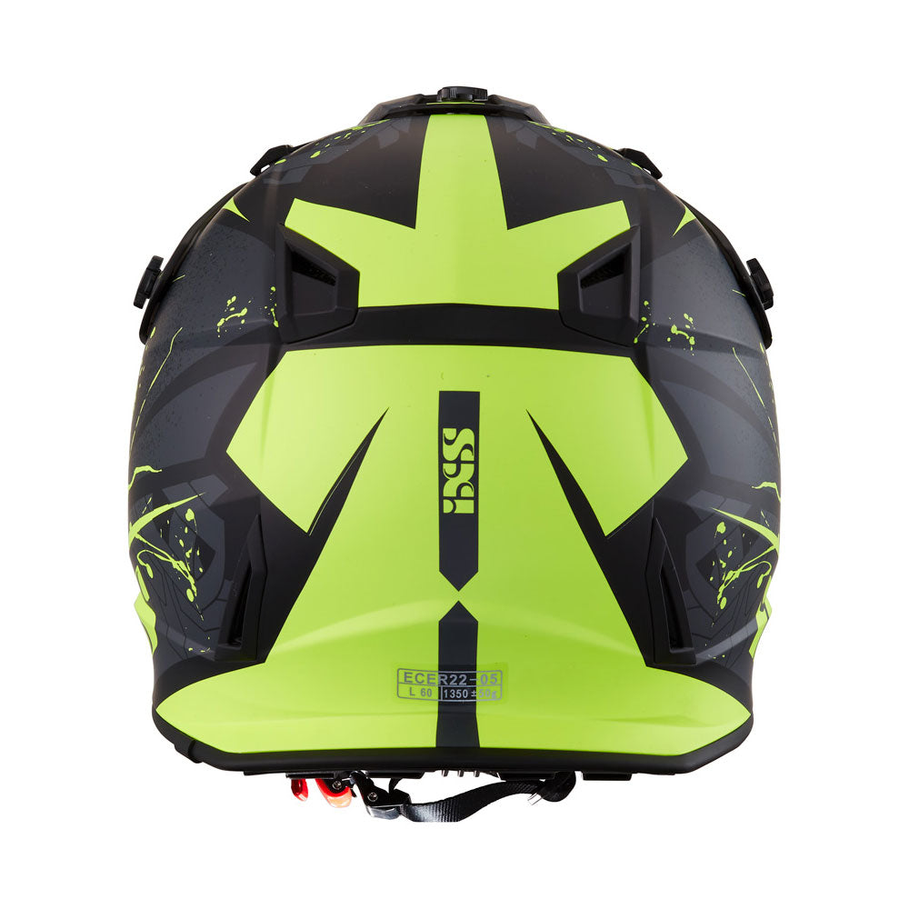 361 2.0 Motorradhelm matte black fluo yellow