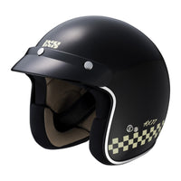 77 2.0 Casque jet matte black ivory
