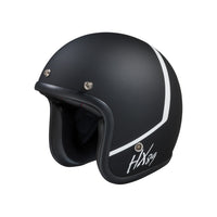 89 2.0 Casque jet matte black white