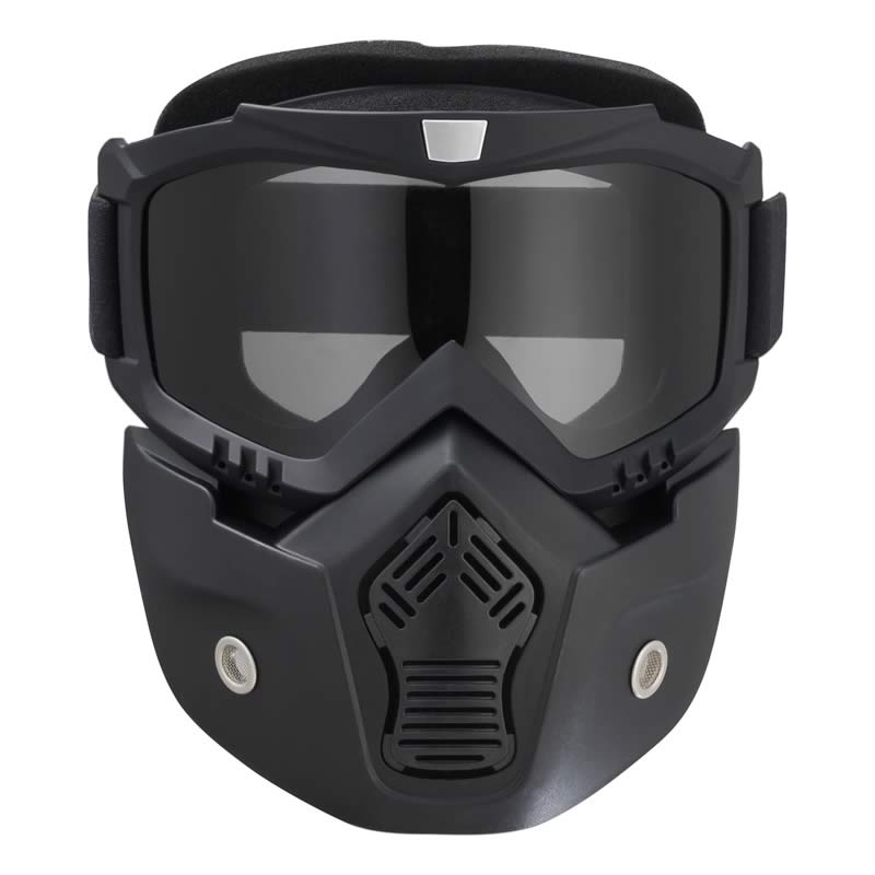 Brille + Maske für Jethelm