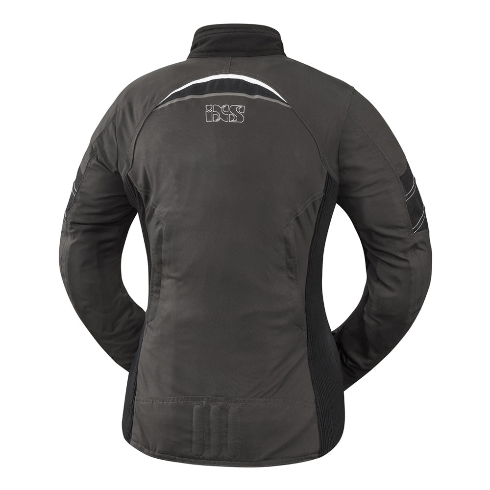 Eileen Motorradjacke - silber-schwarz