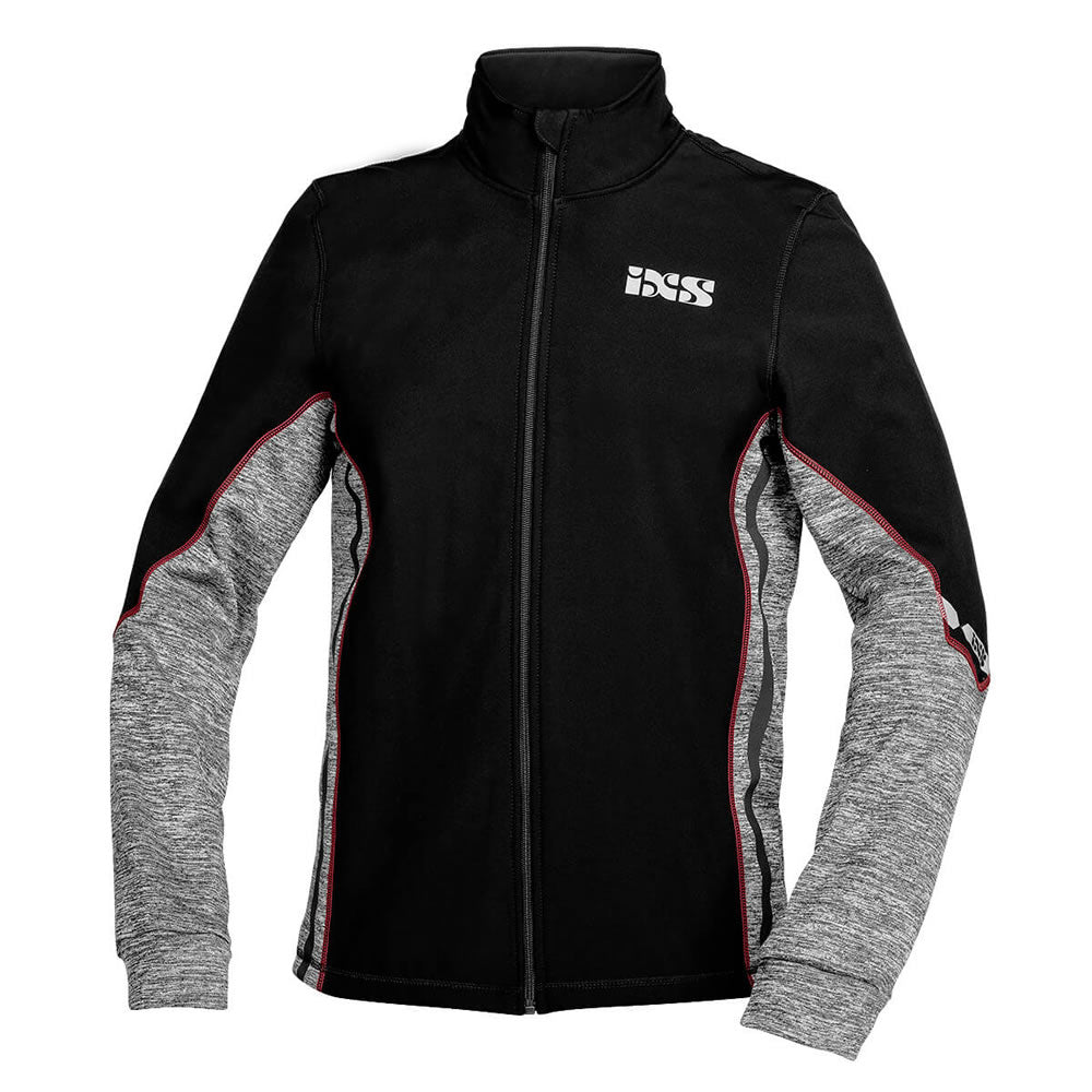 Funktions-Jacke ICE 1.0 schwarz-grau-rot