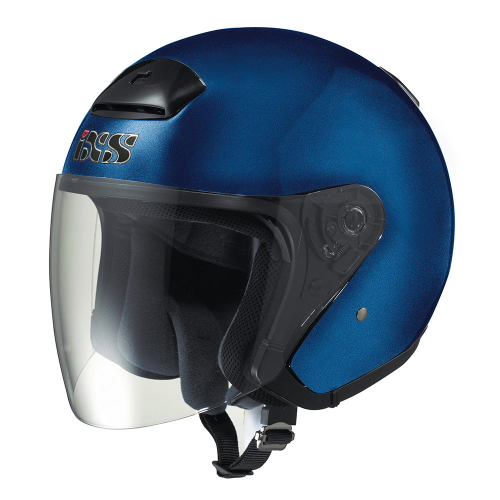 HX 118 Motorradhelm matte blue
