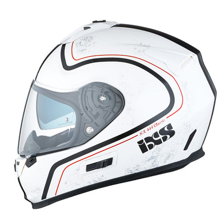 HX 444 Classic Motorradhelm - weiss-schwarz