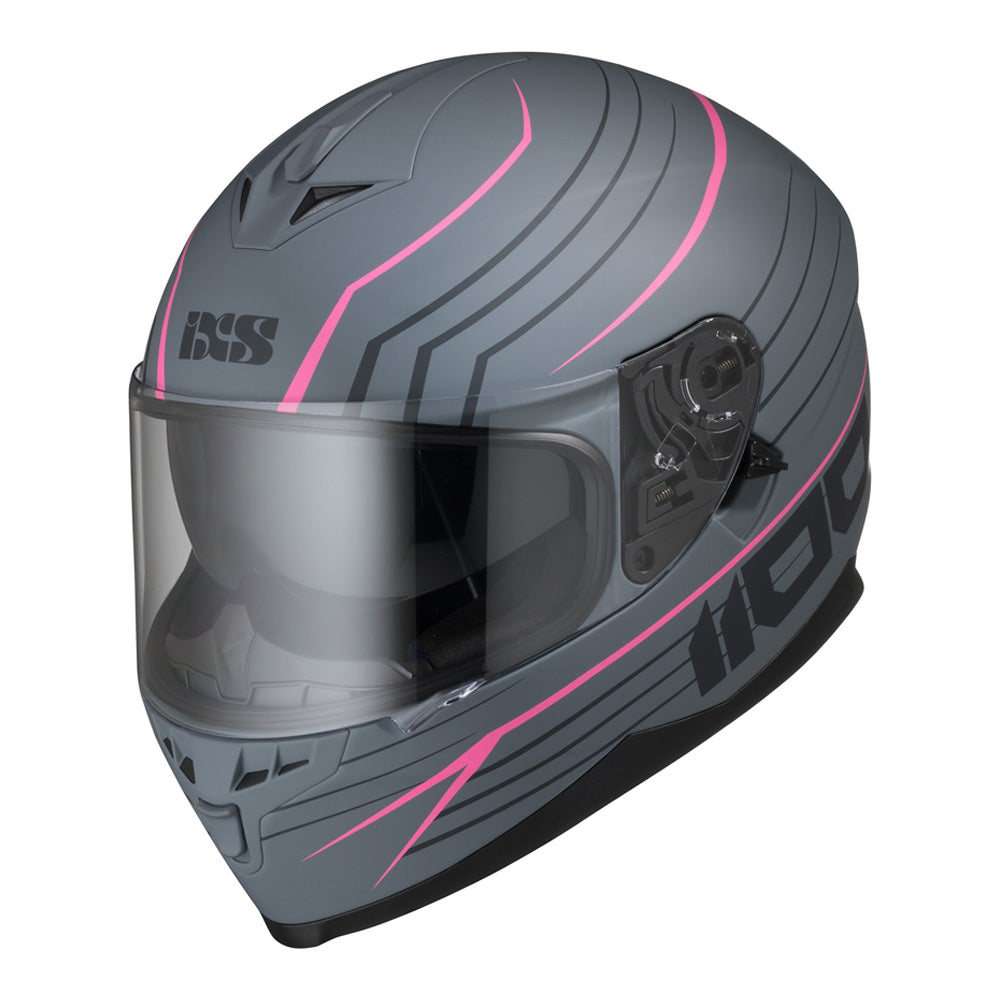 Integralhelm iXS1100 2.1 grau-pink matt