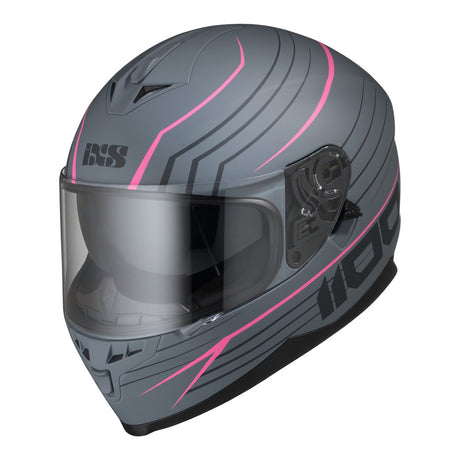 Integralhelm iXS1100 2.1 grau-pink matt