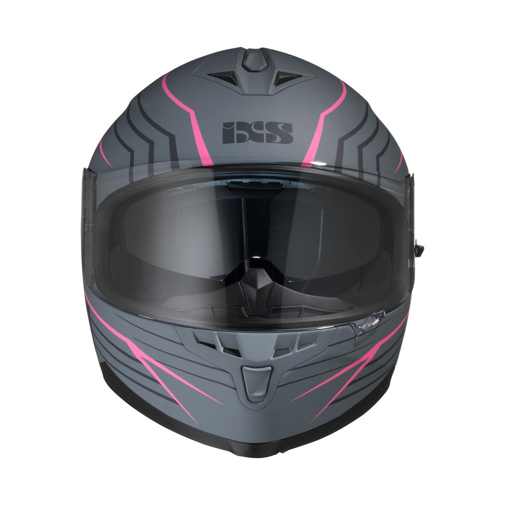Integralhelm iXS1100 2.1 grau-pink matt