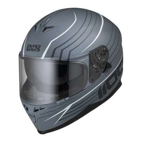 Integralhelm iXS1100 2.1 grau-weiss matt