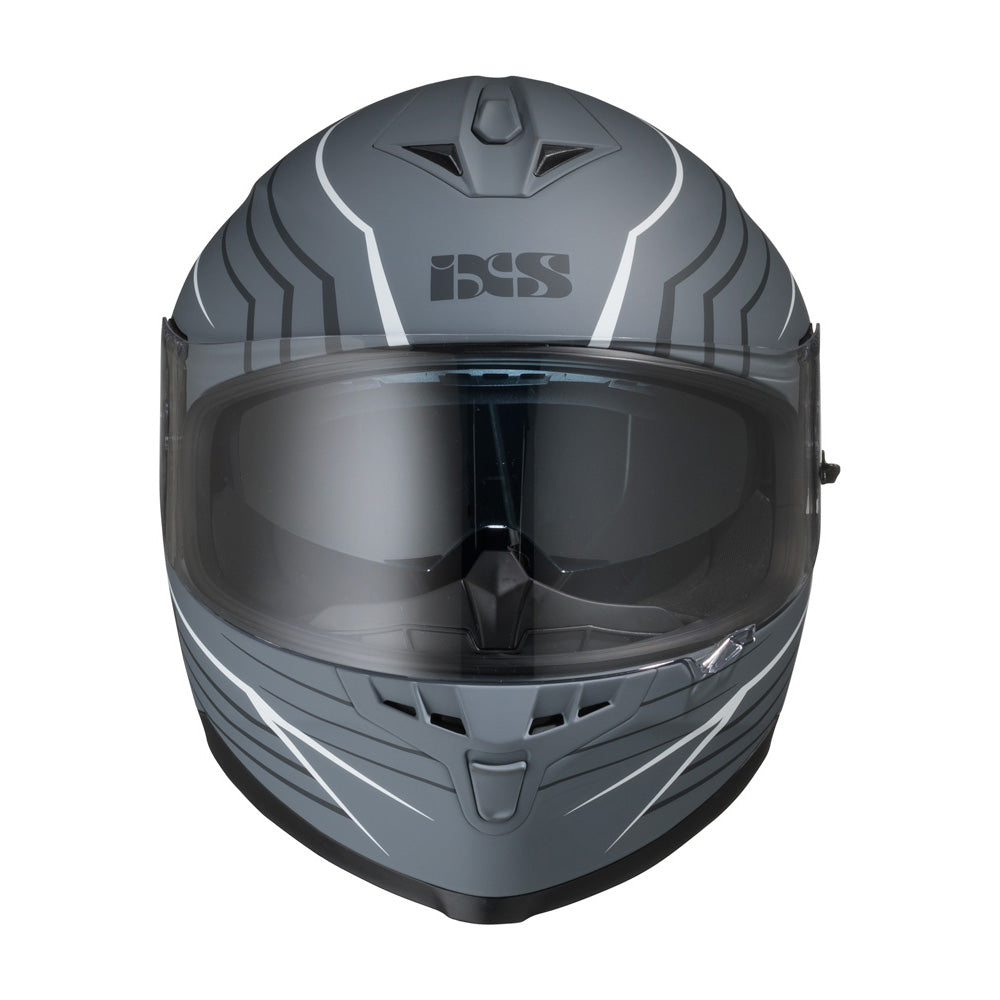 Integralhelm iXS1100 2.1 grau-weiss matt