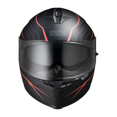Integralhelm iXS1100 2.1 schwarz-rot matt