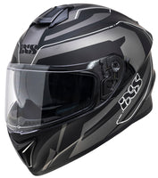 Integralhelm iXS216 2.2 - grau-schwarz-weiss
