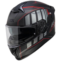Casco integral iXS422 FG 2.1 negro mate-rojo