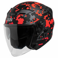 Jethelm iXS99 2.0 - schwarz matt-rot