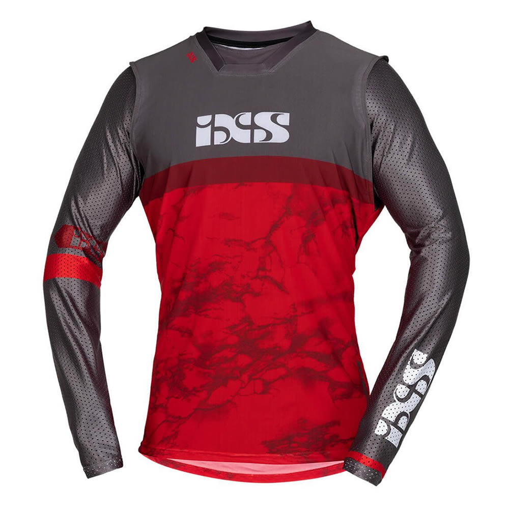 MX Jersey Trigger - rot grau