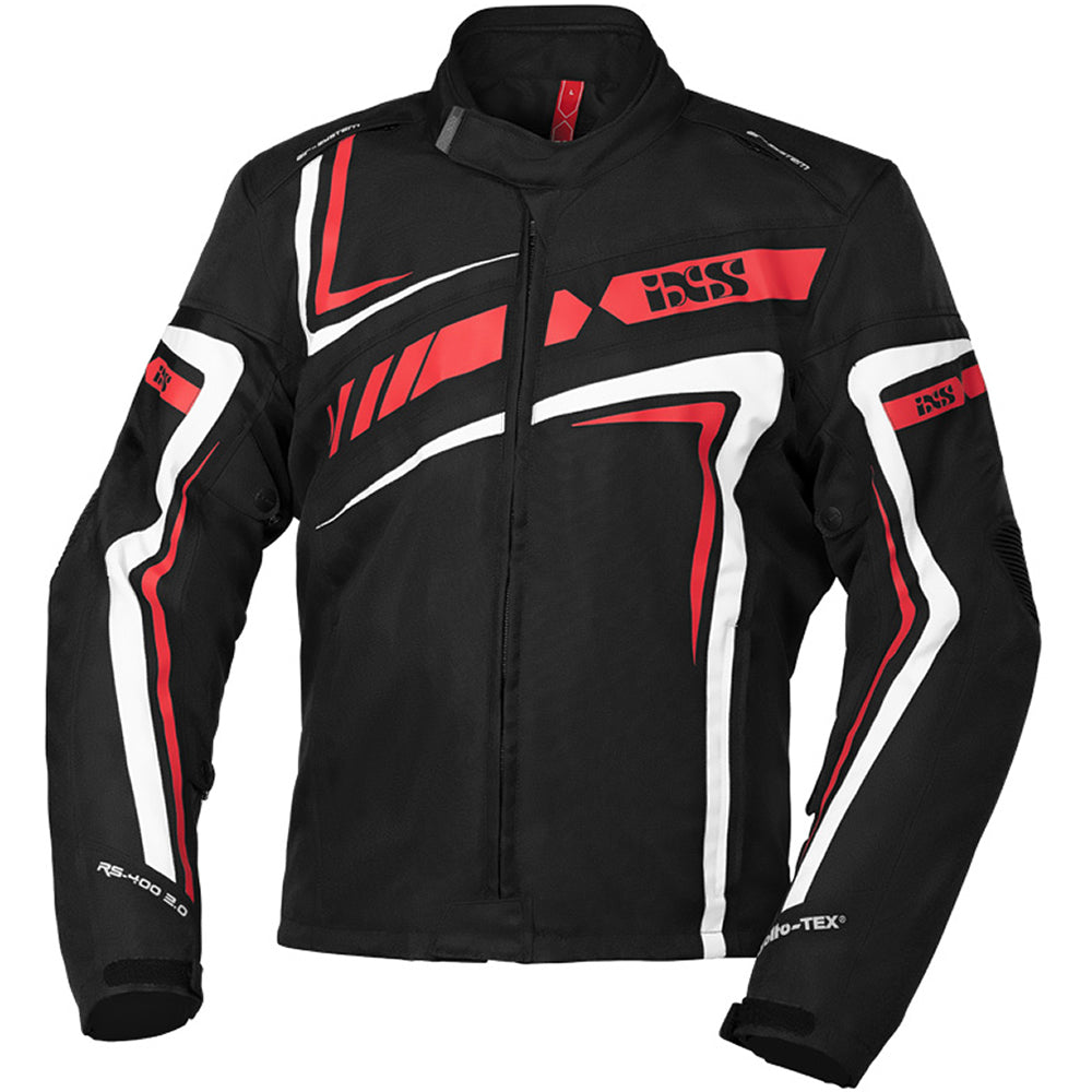 RS-400-ST 2.0 Textiljacke black red white