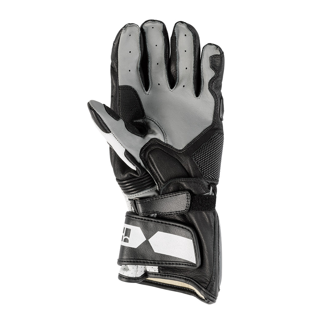 RS-400 Motorrad-Handschuh black white