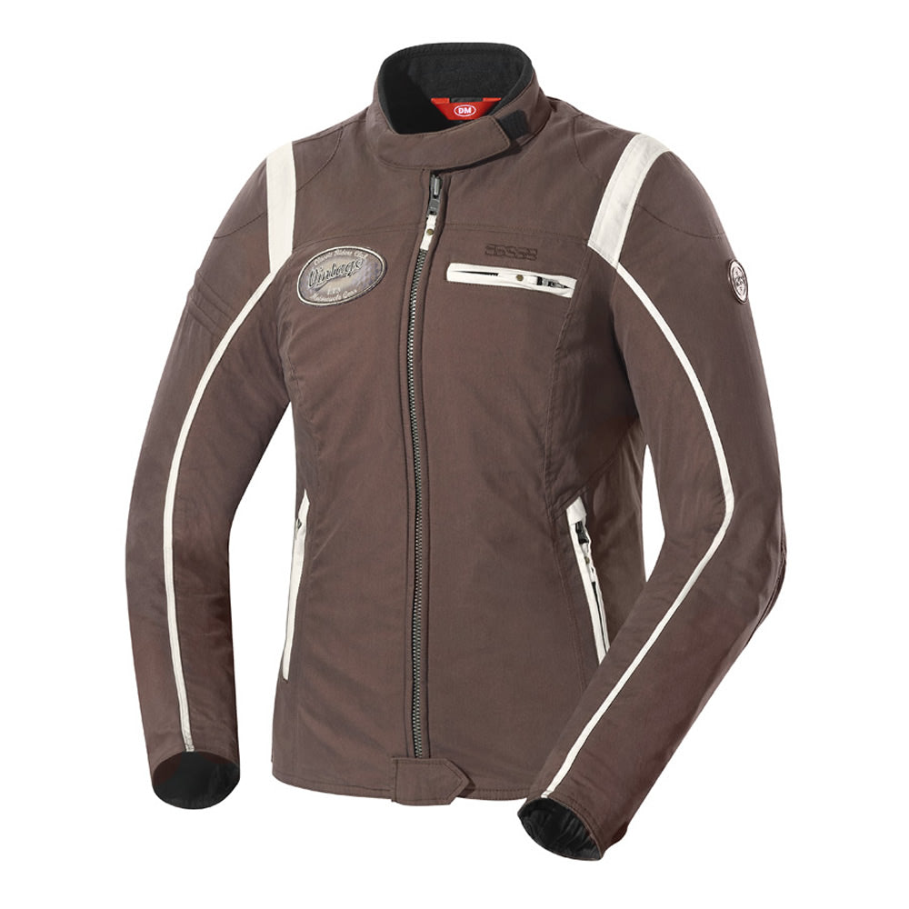 Ridley Motorradjacke Damen (braun)