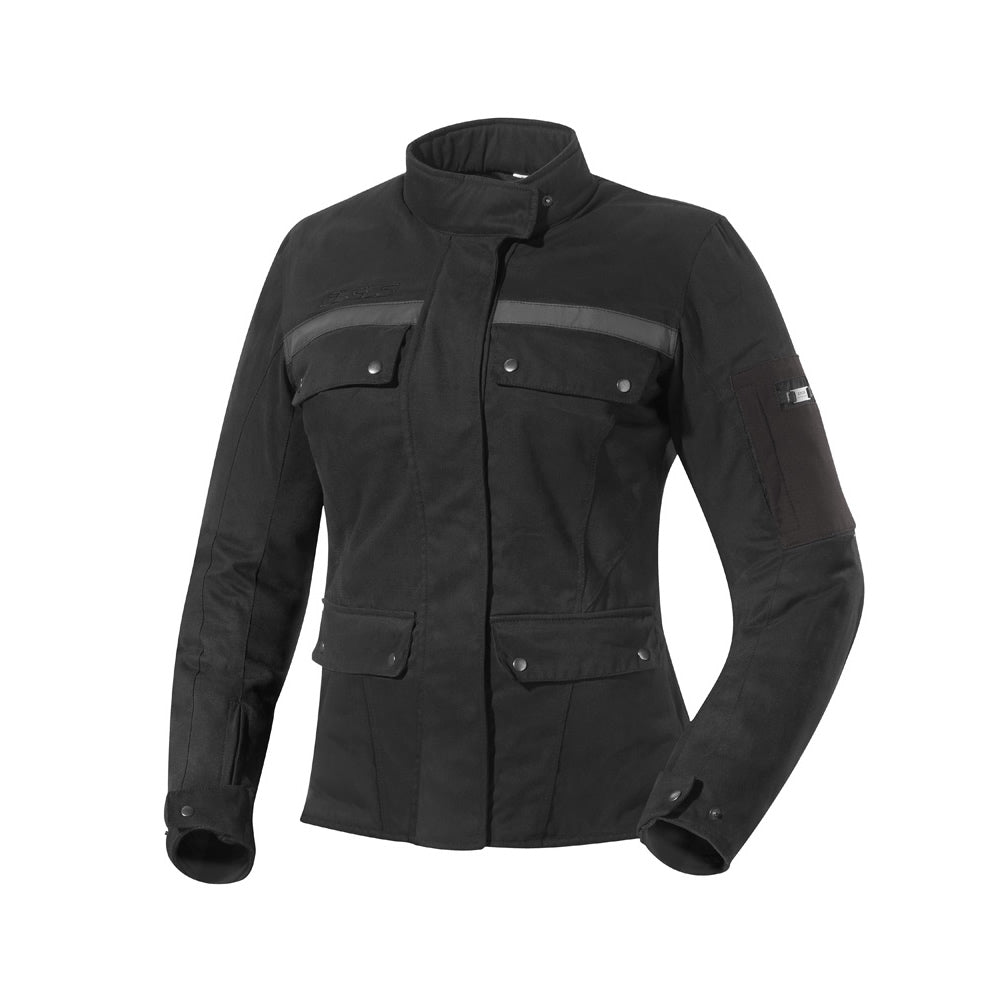 Solana Motorradjacke (Damen) - schwarz