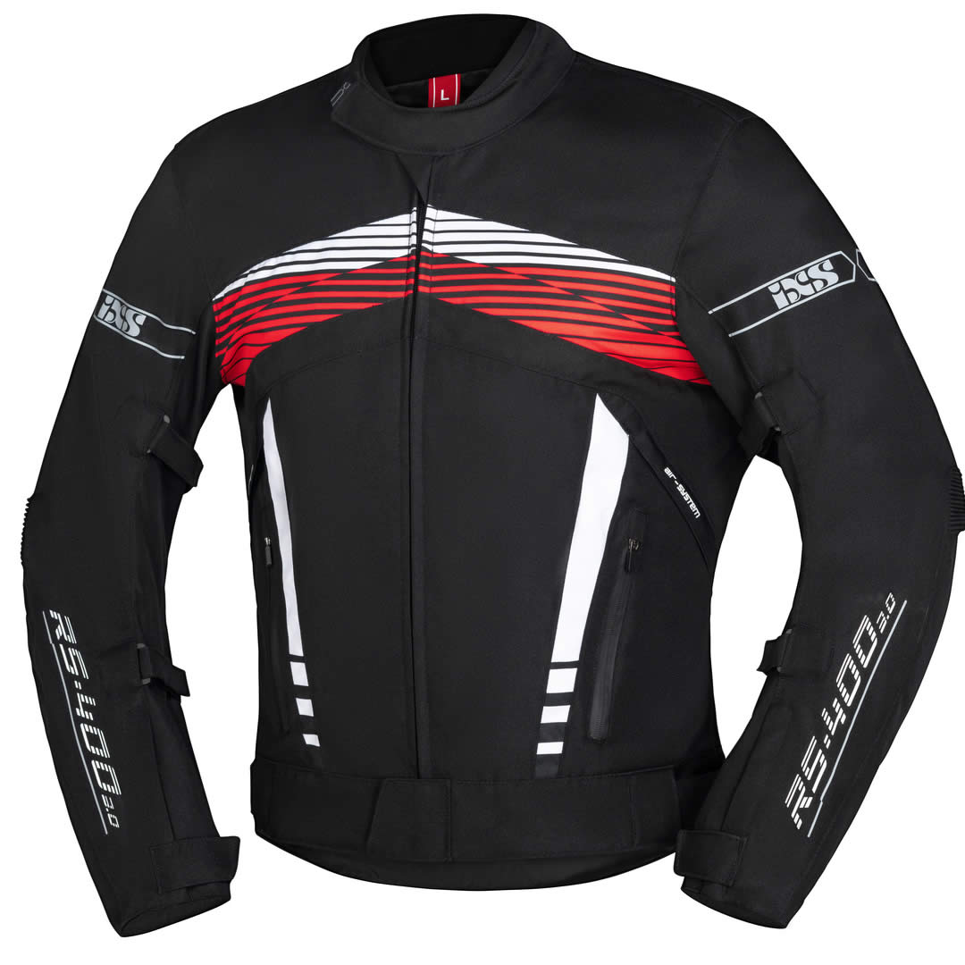 Sport Jacke RS-400-ST 3.0 schwarz-weiss-rot