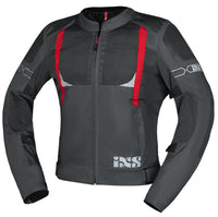 Giacca sportiva Trigonis-Air grigio scuro-grigio-rosso