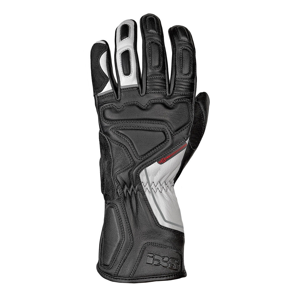 Tiga Motorrad Handschuhe black white Herren