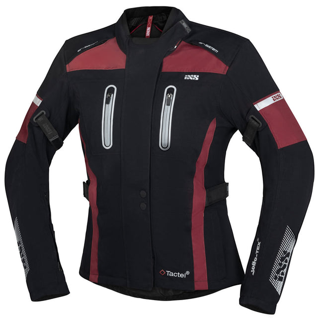Tour Damen Jacke Pacora-ST schwarz-bordeaux