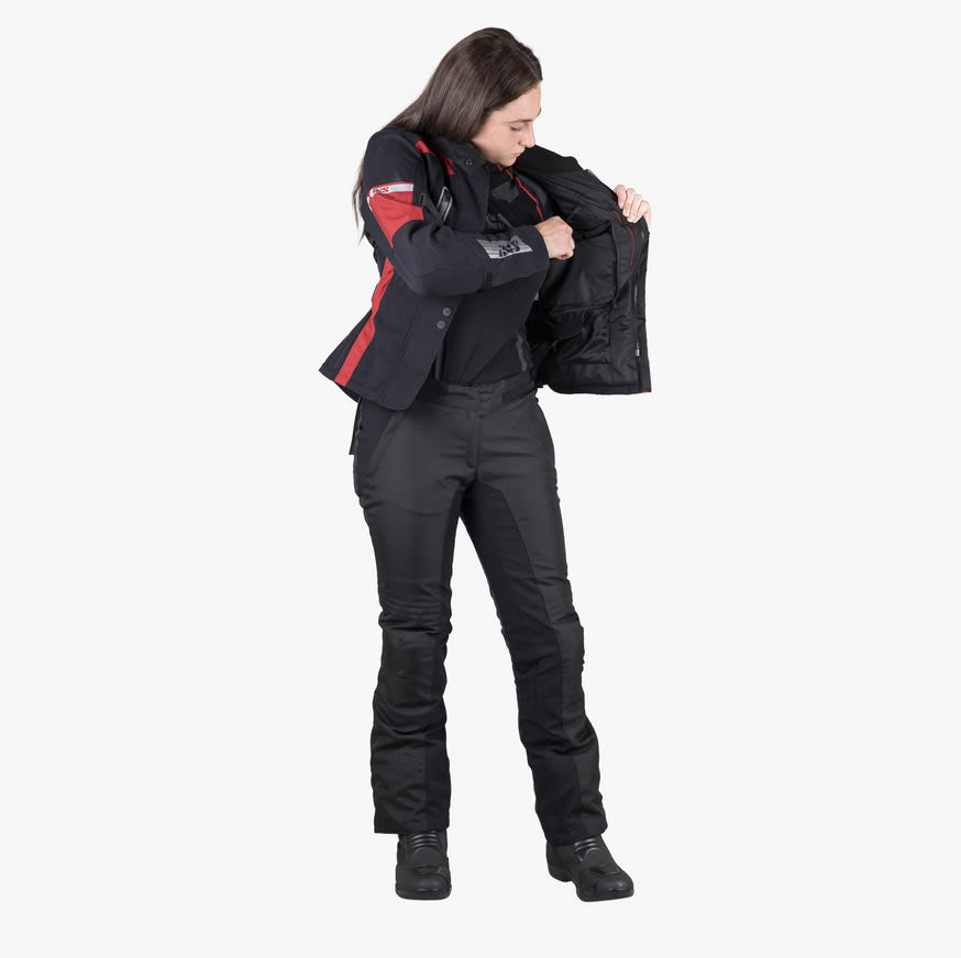 Tour Damen Jacke Pacora-ST schwarz-bordeaux