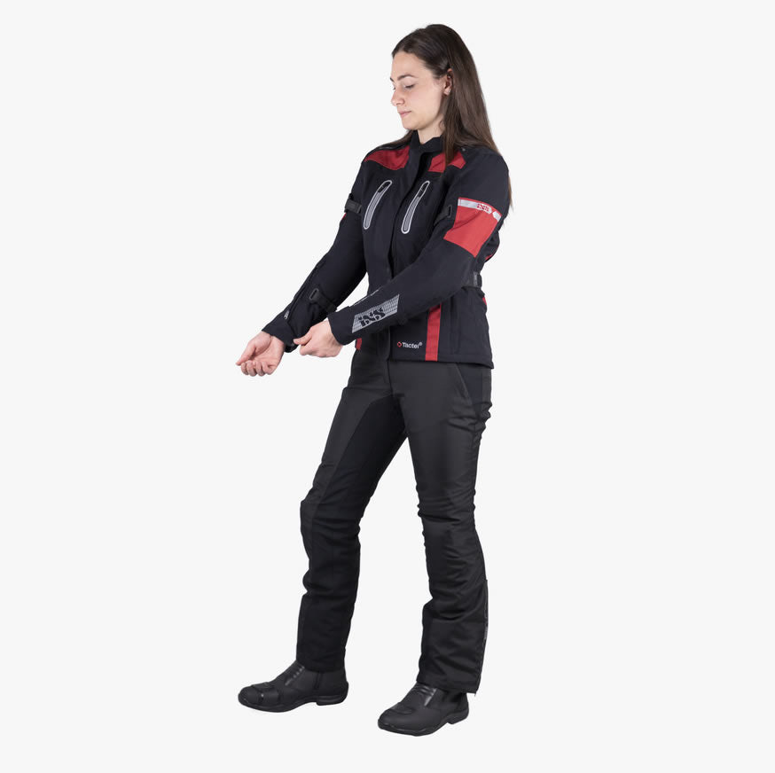 Tour Damen Jacke Pacora-ST schwarz-bordeaux