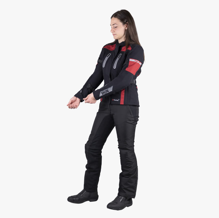 Tour Damen Jacke Pacora-ST schwarz-bordeaux