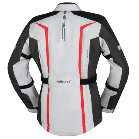 Tour Jacke Evans-ST 2.0 hellgrau-grau-rot