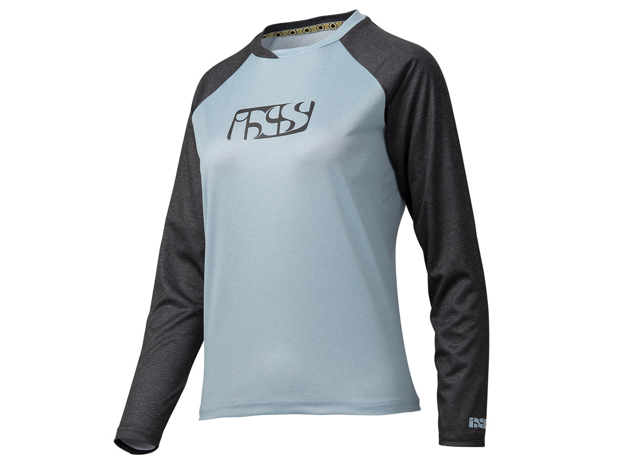 Flow Women Longsleeve Jersey - Cloud Blue/Black