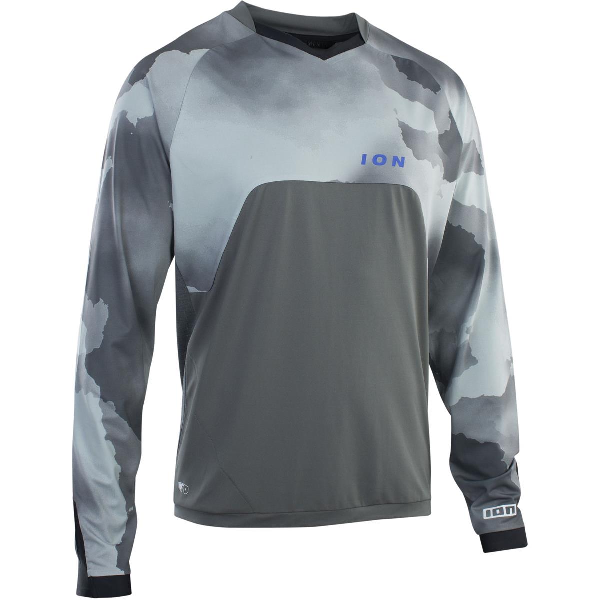Bike Tee Traze Amp LS AFT men - thunder grey