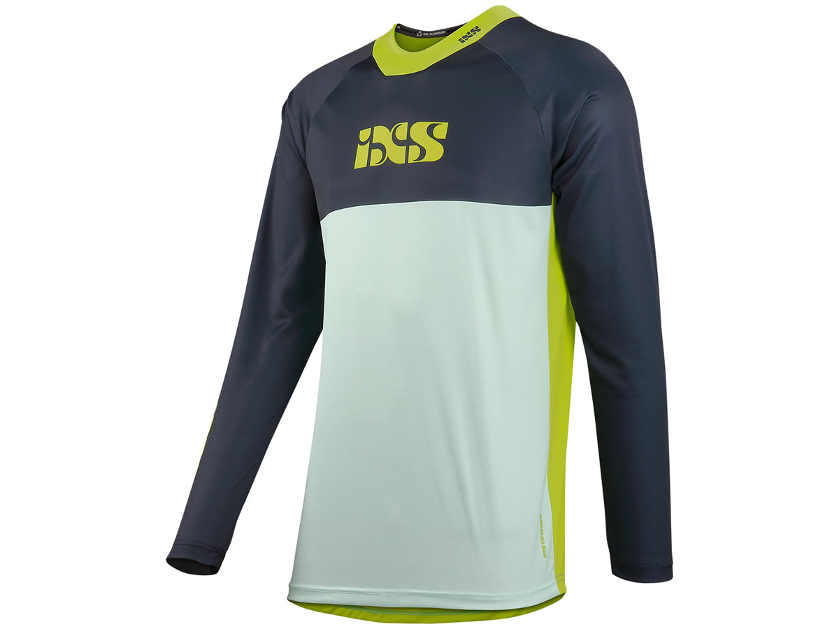 Trigger X Langarm Trikot - Blau/Gelb