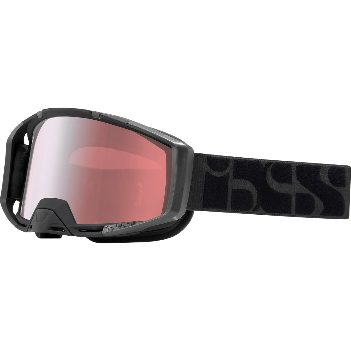 Trigger Goggle Mirror - Black/Mirror Soft Pink