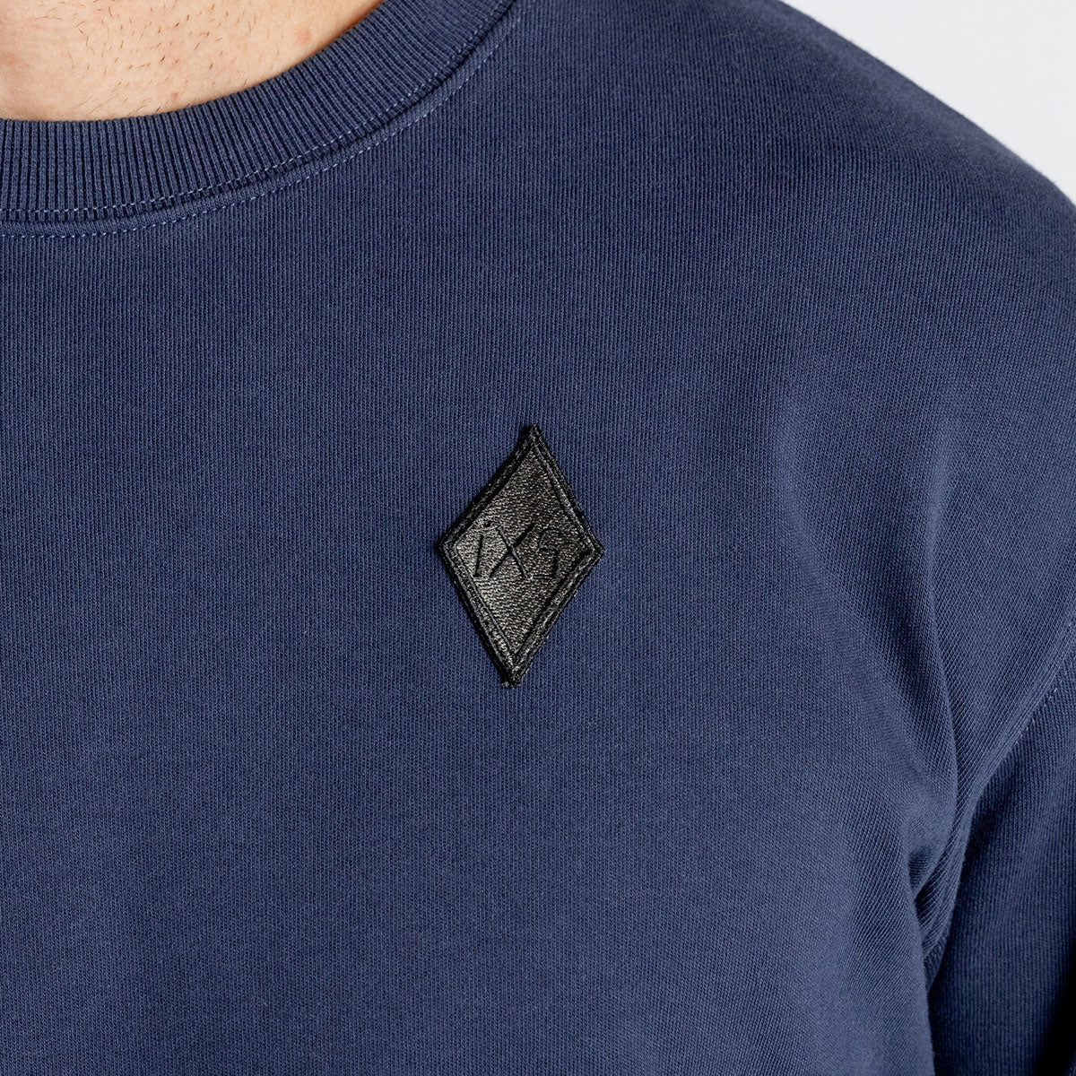 Rhombus organic sweater - Marine iXS