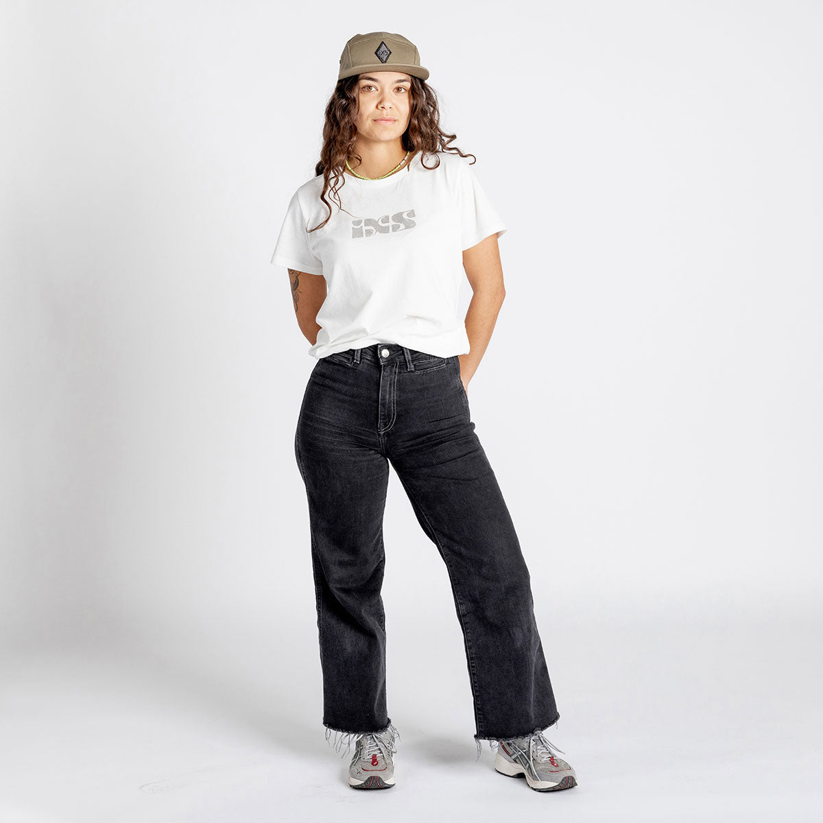 Womens Brand organic 2.0 tee - Off White iXS