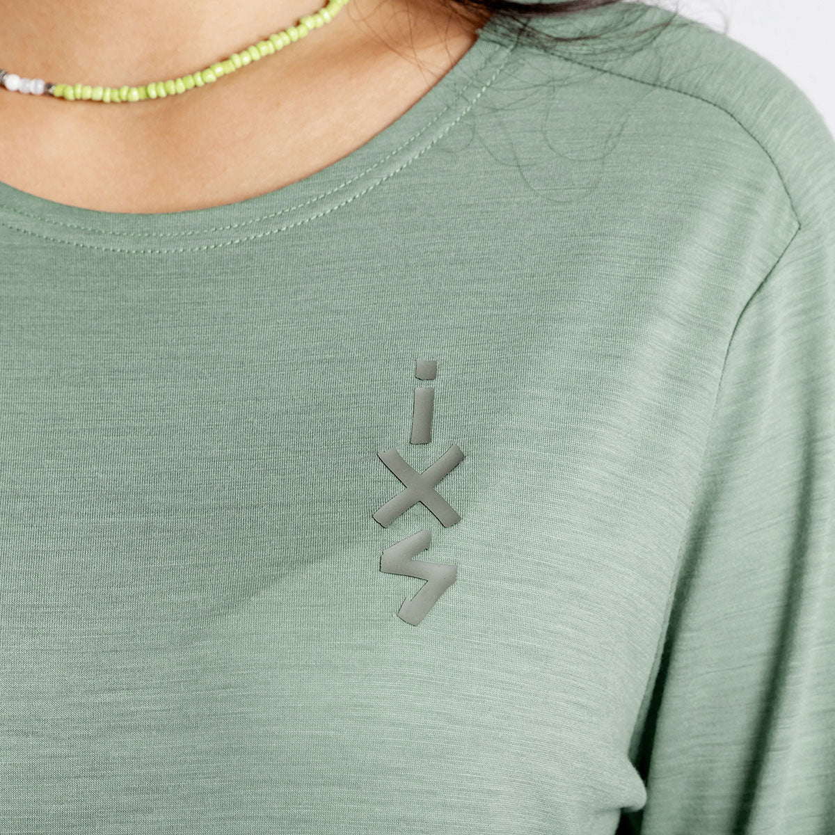 Women's Flow Merino long sleeve jersey - Sage iXS