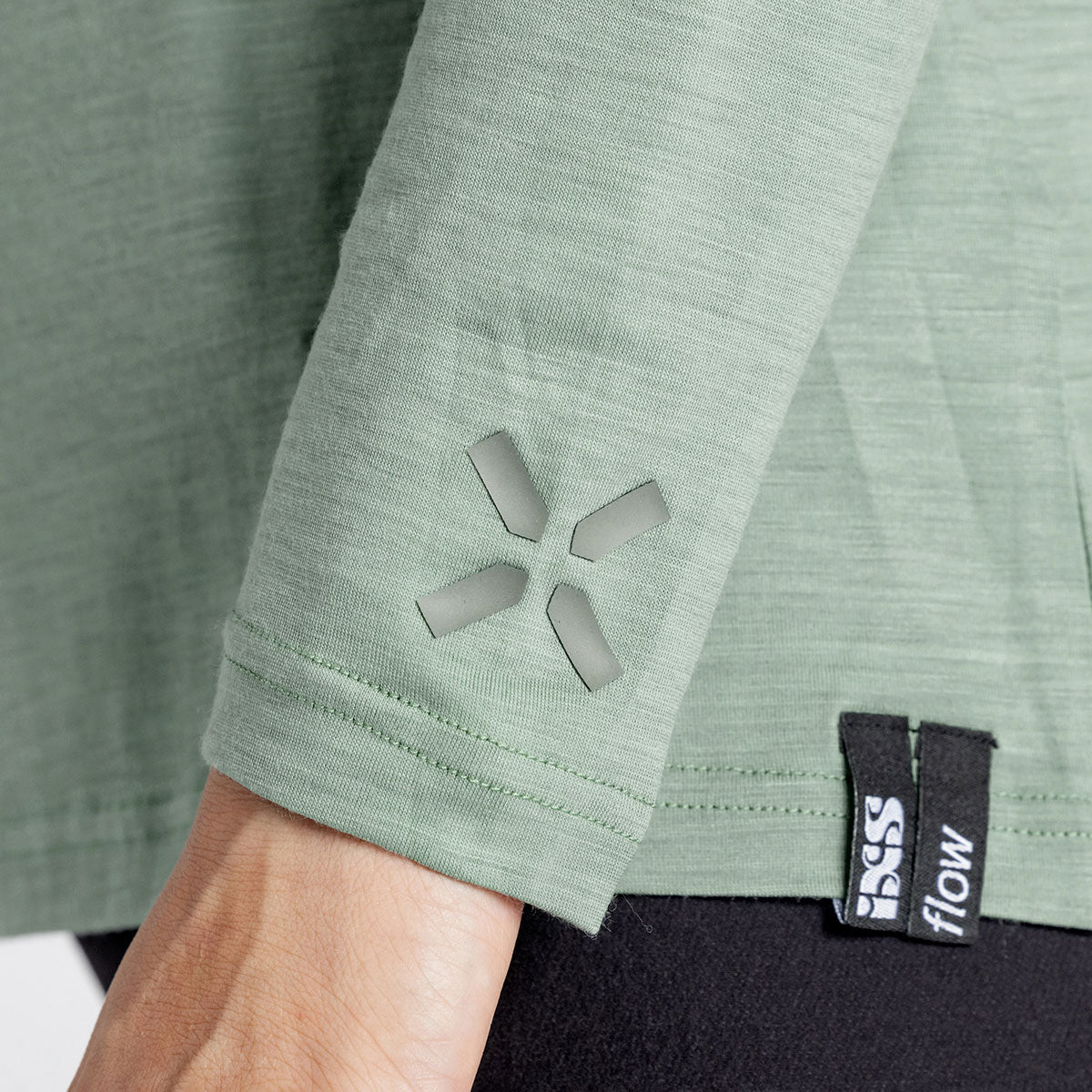 Women's Flow Merino long sleeve jersey - Sage iXS