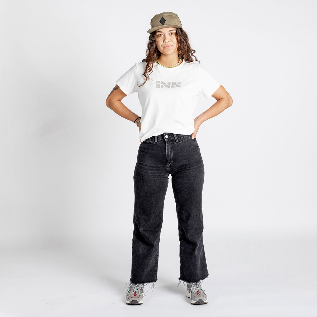Womens Brand organic 2.0 tee - Off White iXS