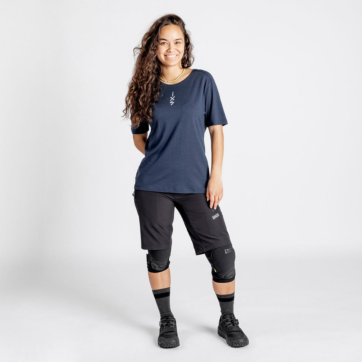 Women's Flow Merino jersey - Marine iXS