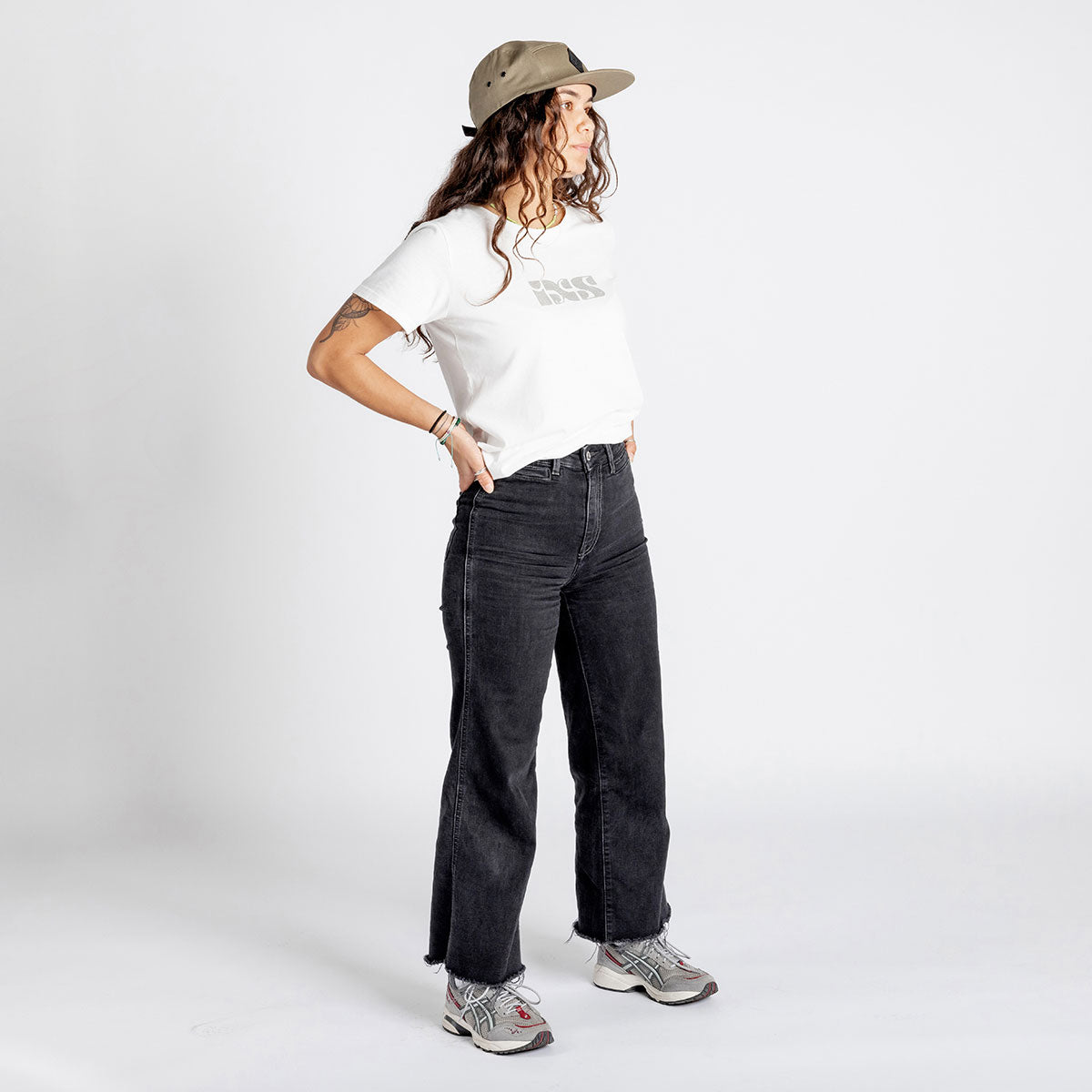 Womens Brand organic 2.0 tee - Off White iXS