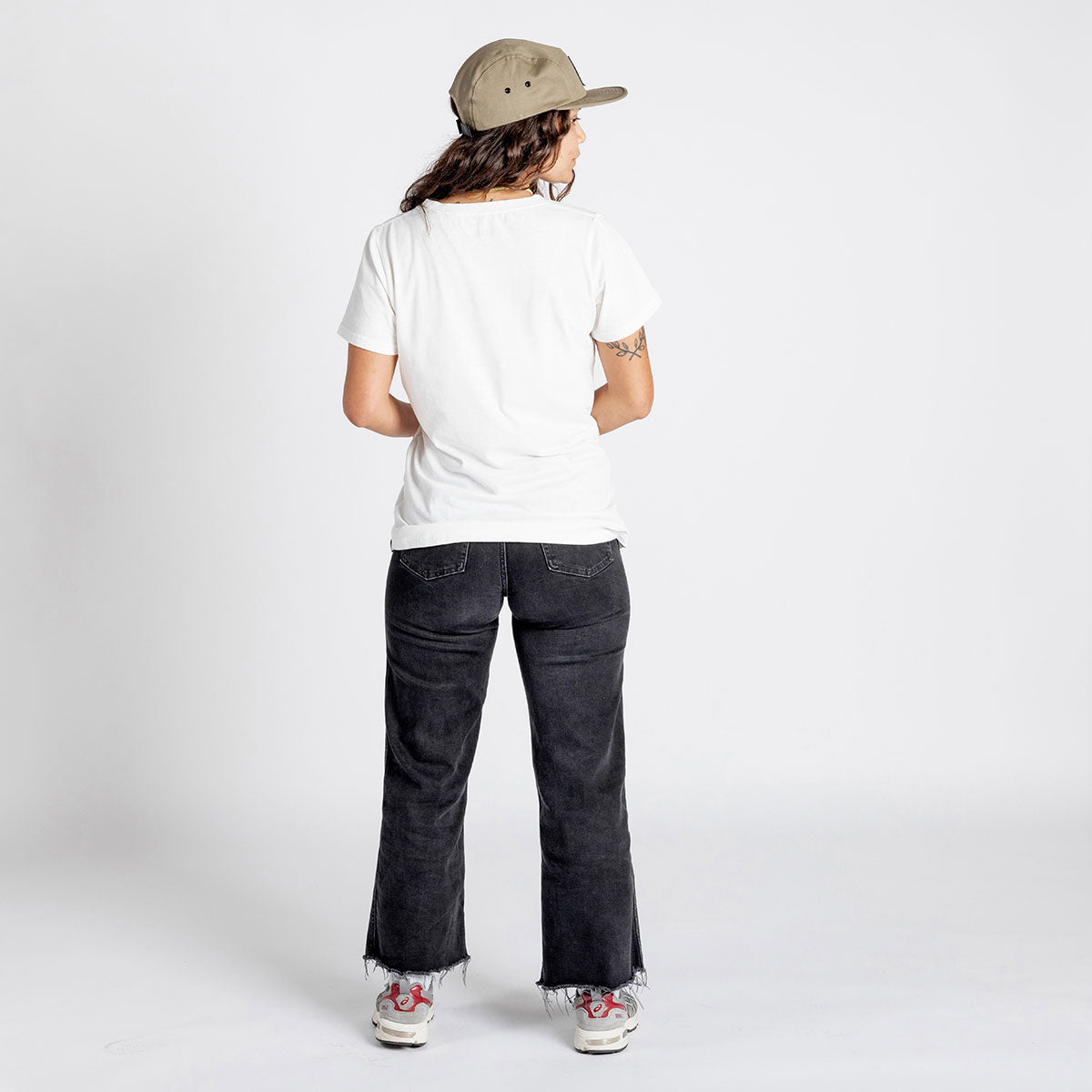 Womens Brand organic 2.0 tee - Off White iXS