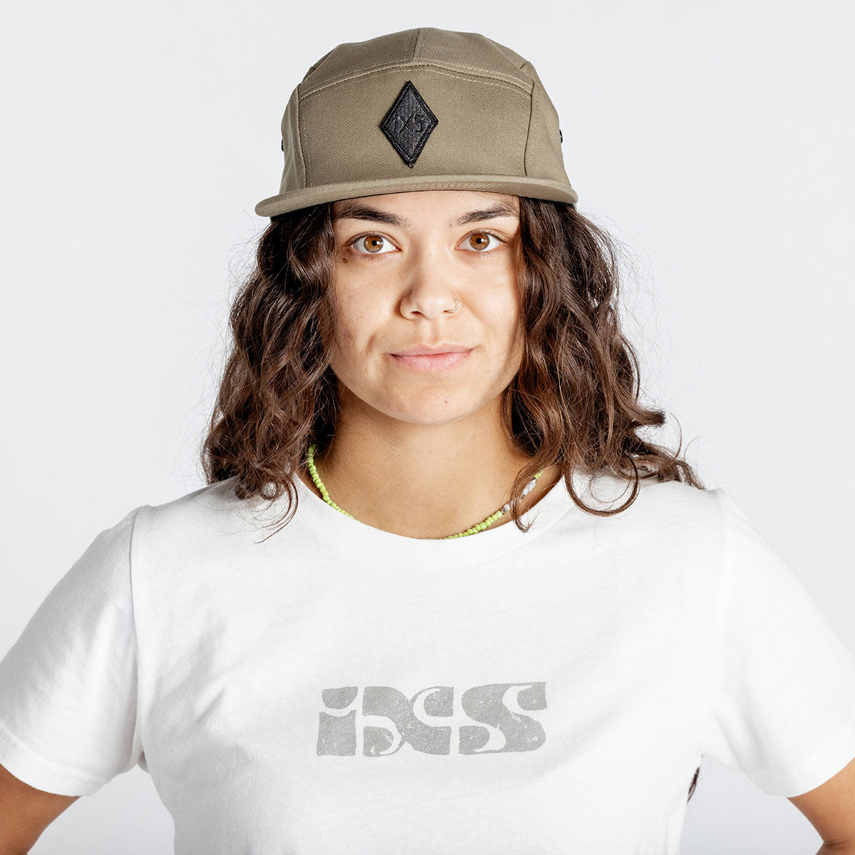 Rhombus 5 panel cap - olive iXS
