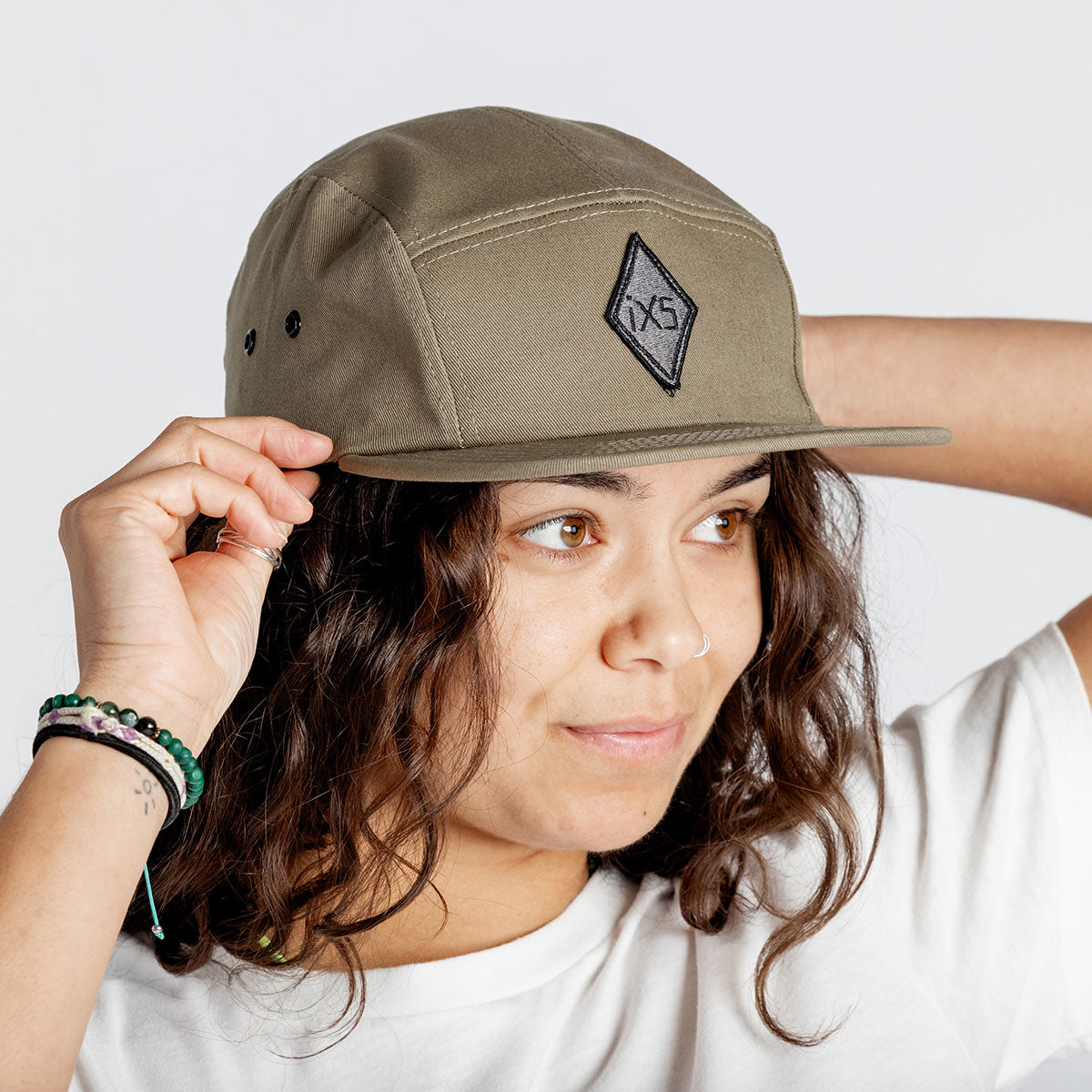 Rhombus 5 panel cap - olive iXS