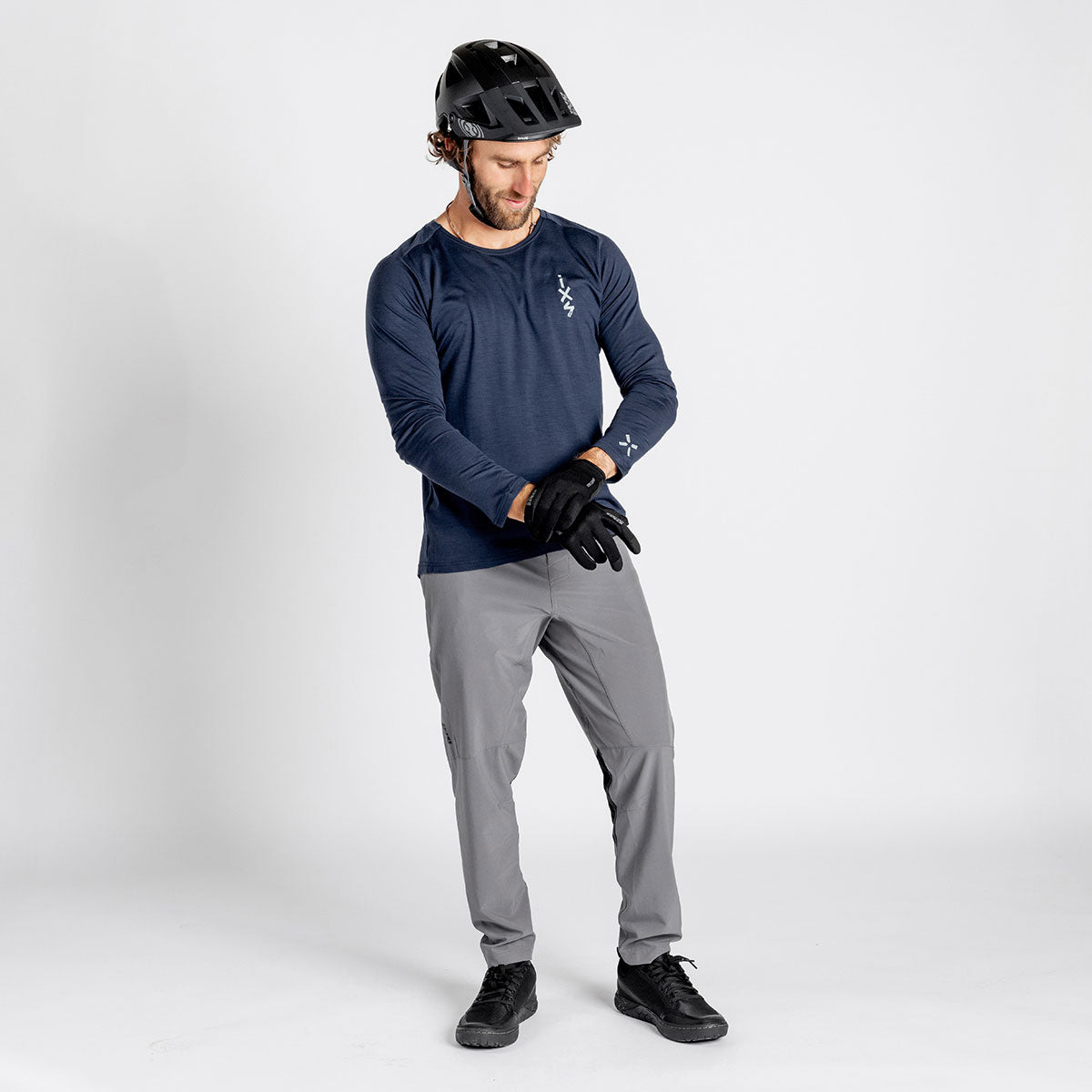 Flow Merino longsleeve Jersey - Marine