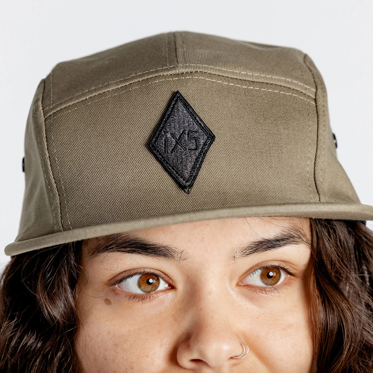 Rhombus 5 panel cap - olive iXS