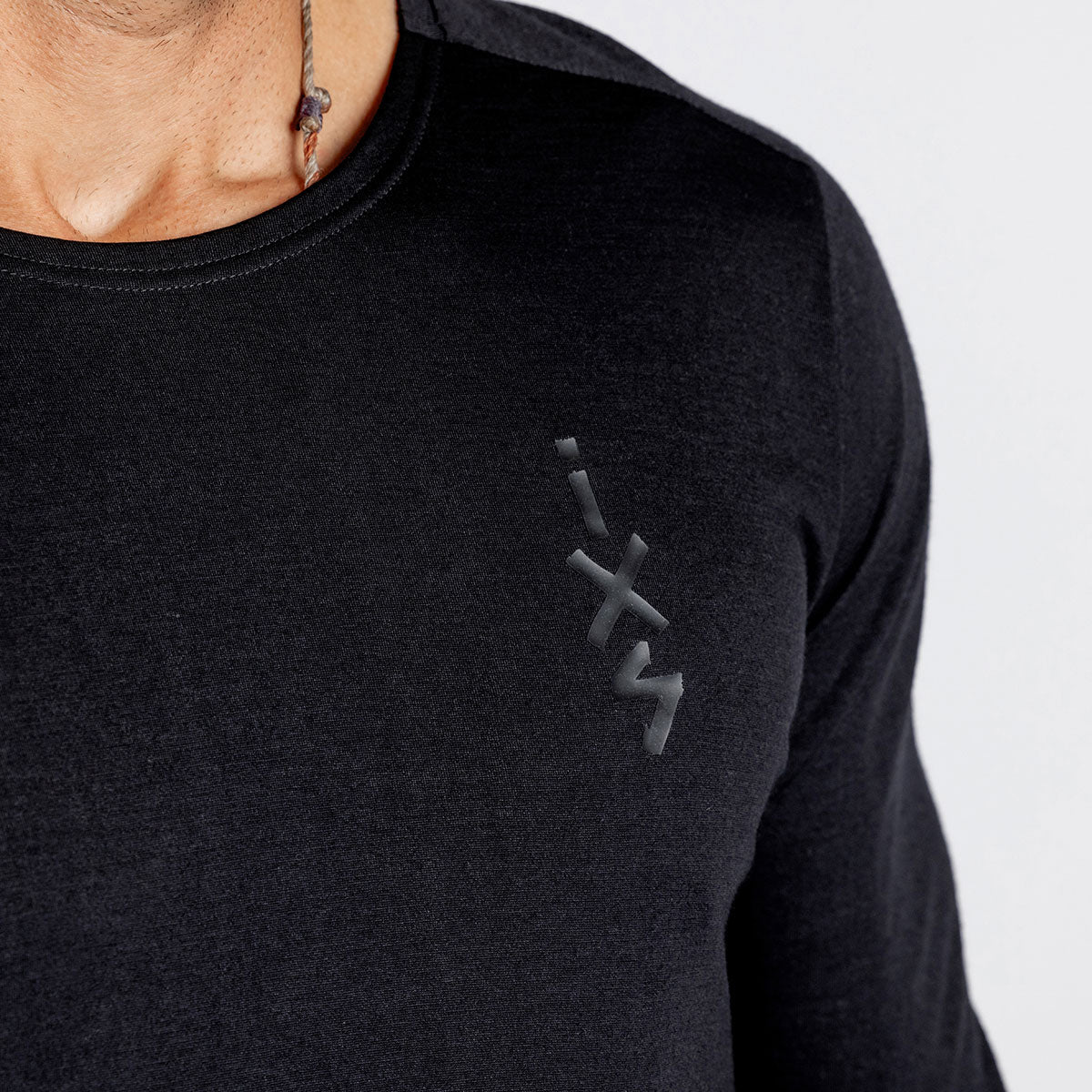 Flow Merino longsleeve Jersey - black iXS